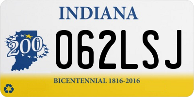 IN license plate 062LSJ