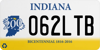 IN license plate 062LTB