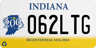 IN license plate 062LTG