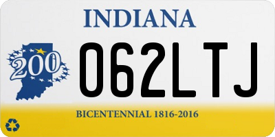 IN license plate 062LTJ