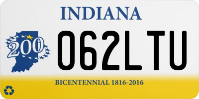 IN license plate 062LTU