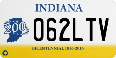 IN license plate 062LTV