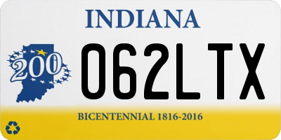 IN license plate 062LTX