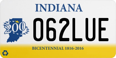 IN license plate 062LUE