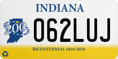 IN license plate 062LUJ