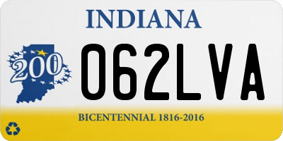IN license plate 062LVA