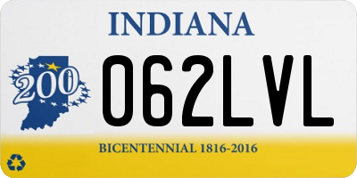 IN license plate 062LVL