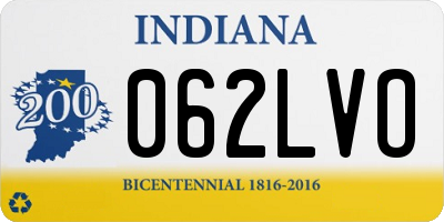 IN license plate 062LVO