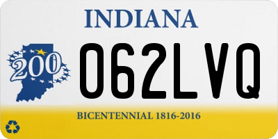 IN license plate 062LVQ