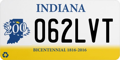 IN license plate 062LVT