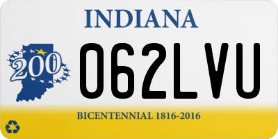 IN license plate 062LVU