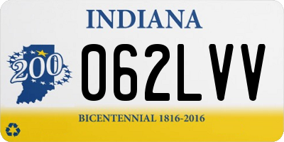 IN license plate 062LVV