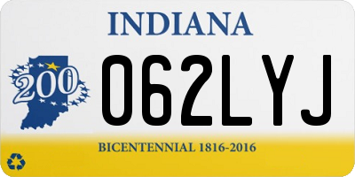 IN license plate 062LYJ