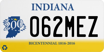 IN license plate 062MEZ