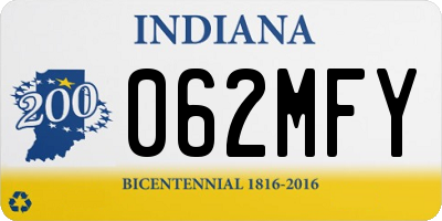 IN license plate 062MFY