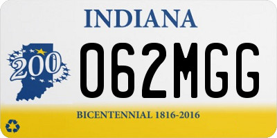 IN license plate 062MGG