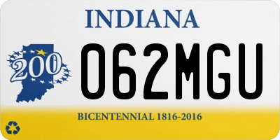 IN license plate 062MGU