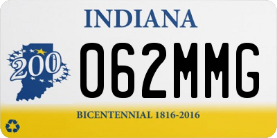 IN license plate 062MMG