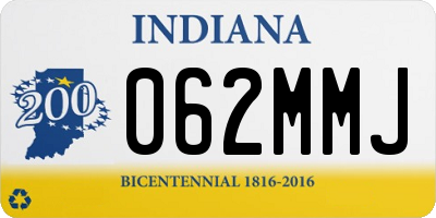 IN license plate 062MMJ