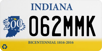 IN license plate 062MMK
