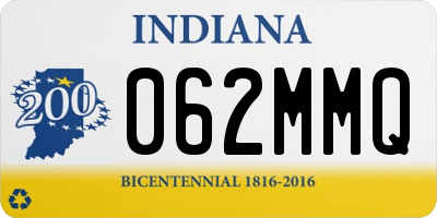 IN license plate 062MMQ
