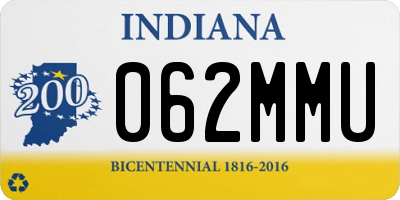 IN license plate 062MMU