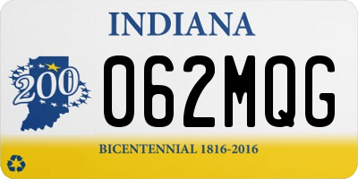 IN license plate 062MQG