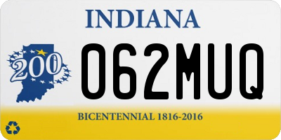 IN license plate 062MUQ