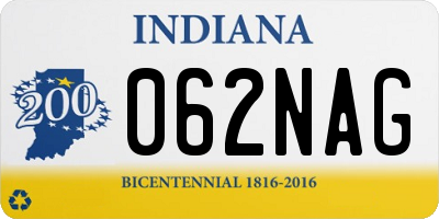 IN license plate 062NAG