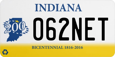IN license plate 062NET