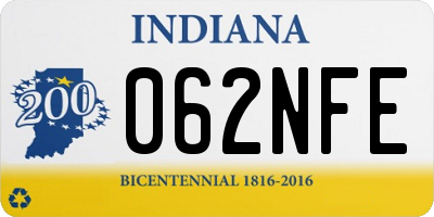 IN license plate 062NFE