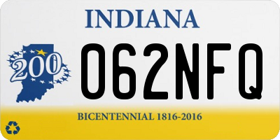 IN license plate 062NFQ