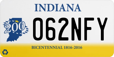 IN license plate 062NFY