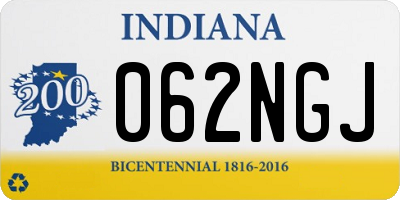 IN license plate 062NGJ