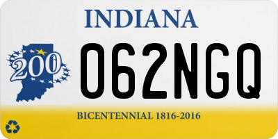 IN license plate 062NGQ