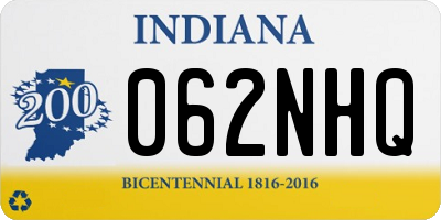 IN license plate 062NHQ
