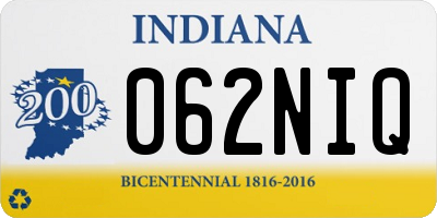 IN license plate 062NIQ