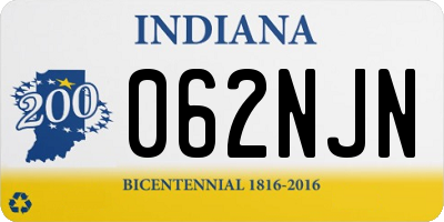IN license plate 062NJN
