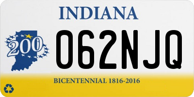 IN license plate 062NJQ