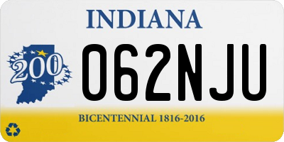 IN license plate 062NJU