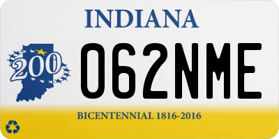 IN license plate 062NME