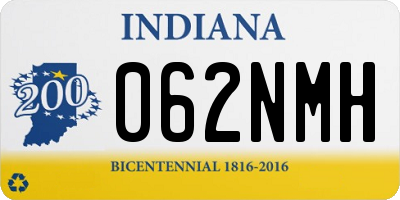 IN license plate 062NMH