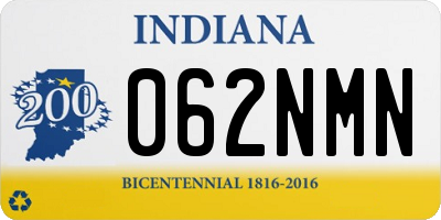 IN license plate 062NMN