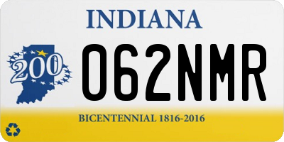 IN license plate 062NMR