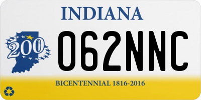 IN license plate 062NNC