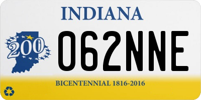 IN license plate 062NNE