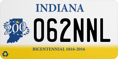 IN license plate 062NNL