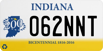 IN license plate 062NNT