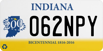 IN license plate 062NPY