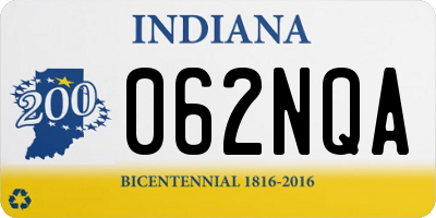 IN license plate 062NQA